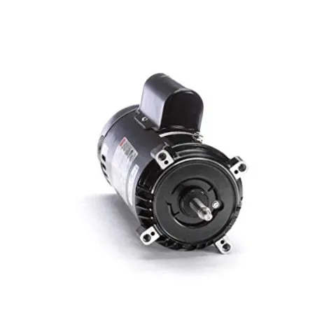 The Pool Supply Shop 2.5 Horsepower C Face Threaded Shaft Horizontal Pool Pump Motor 1.1 SF Black