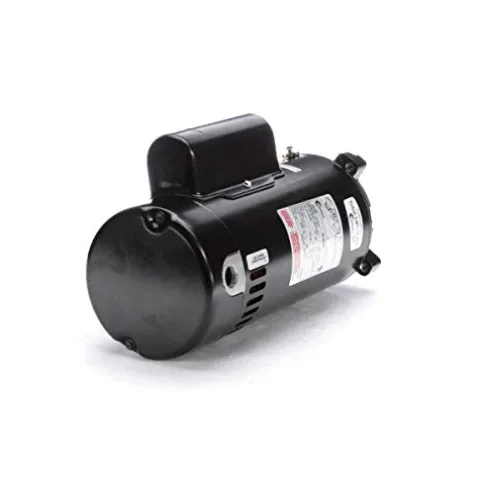 The Pool Supply Shop 2.5 Horsepower C Face Threaded Shaft Horizontal Pool Pump Motor 1.1 SF Black