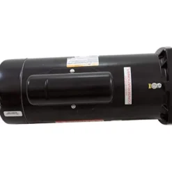 The Pool Supply Shop 2.5 HP Square Flange Threaded Shaft Horizontal Pool Pump Motor Black