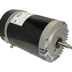 The Pool Supply Shop 3HP C Face Threaded Shaft Horizontal Pool Pump Northstar Motor Black