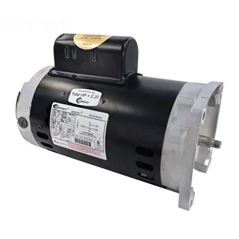 The Pool Supply Shop 1.5HP Square Flange Full Rated Pool Pump Motor Black