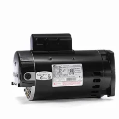 The Pool Supply Shop 1HP Threaded Shaft Pool Pump Motor 1.65 SF Black