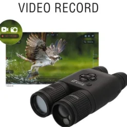 theOpticGuru ATN BinoX 4K 4-16X Smart Binoculars with Laser Range Finder Black