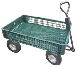 Tierra Garden Green Wagon with Foam Tires
