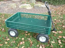 Tierra Garden Green Wagon with Foam Tires