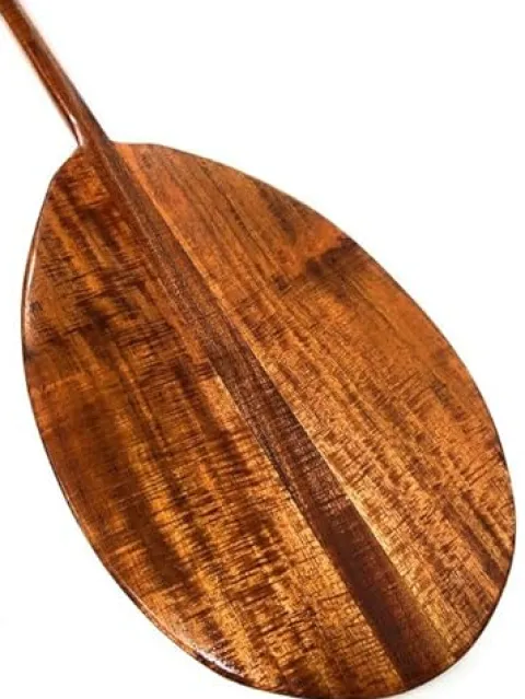 Tikimaster AAA Grade Tiger Curls Koa Paddle 50″ T-Shape Yellow