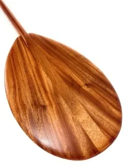 Tikimaster Blonde Select Koa Outrigger Paddle 50 Inch with T-Handle