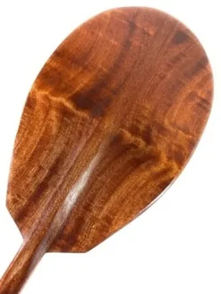 Tikimaster Curly Koa Outrigger Canoe Paddle 60 in Traditional Design