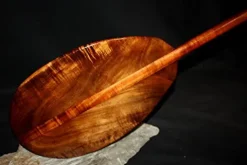 Tikimaster Deep Tone Curly Koa Paddle 50 in T-Handle Made in Hawaii