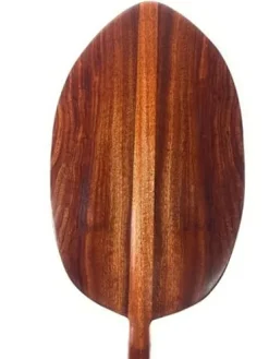 Tikimaster Deep Tone Hokulea Koa Canoe Paddle 60″ Steersman XL Blade
