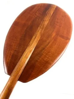 Tikimaster Deep Tone Tiger Curls Koa Outrigger Paddle 60 Inch Steersman Made in Hawaii