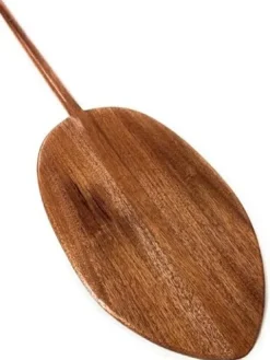 Tikimaster Hokulea Blonde Koa Paddle 60″ Straight Shaft Made in Hawaii
