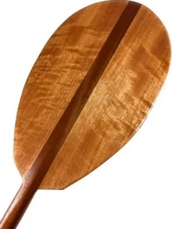 Tikimaster Light Blonde Curly Koa Paddle Outrigger Canoe 60 Inch
