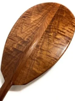 Tikimaster Premium Black Walnut Tiger Curls Outrigger Paddle 60