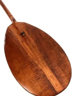 Tikimaster Premium Tiger Curls Koa Paddle 60 in Steersman HI Yellow