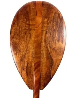 Tikimaster Rich Tone Koa Outrigger Paddle 50 Inch T-Handle Made in Hawaii