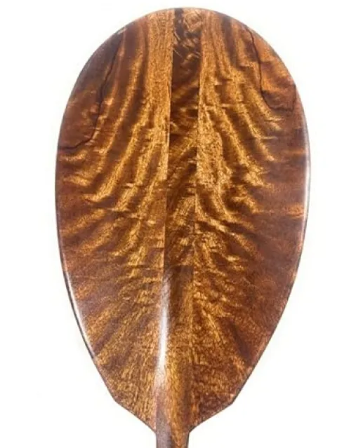 Tikimaster Unique Curly Mango Canoe Paddle 60 inches Made in Hawaii