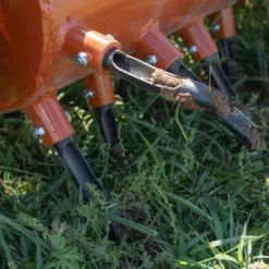 Titan Attachments 62″ 3 Point Drum Aerator for Cat 1 & 2 Tractors with 88 Coring Plugs