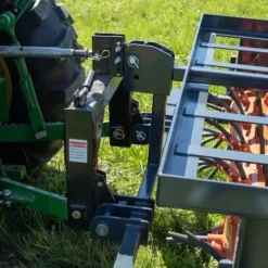 Titan Attachments 62″ 3 Point Drum Aerator for Cat 1 & 2 Tractors with 88 Coring Plugs