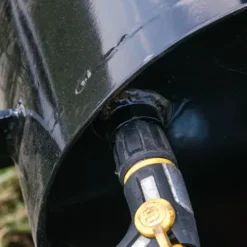 Titan Attachments 3 FT Tow-Behind Drum Spike Aerator with Wheel Kit