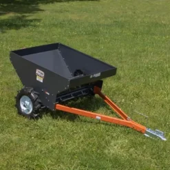 Titan Attachments Compact Manure Spreader 8.7 Cu. FT Tow-Behind ATV/UTV