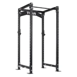 Titan Fitness 100″ Black Bolt-Down Power Rack 2000 LB Capacity