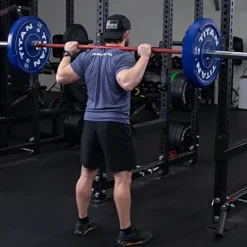 Titan Fitness 230 LB EZ-Grip Olympic Bumper Plates Set for Weightlifting and Strength Training