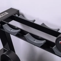 Titan Fitness 2 Tier Saddle-Style Dumbbell Weight Rack Black
