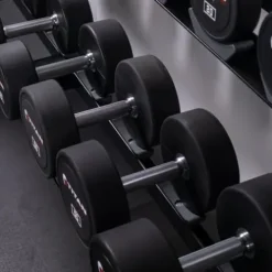 Titan Fitness 2 Tier Saddle-Style Dumbbell Weight Rack Black