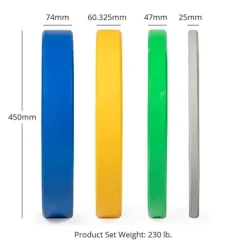 Titan Fitness Economy Olympic Bumper Plates 230 LB Set