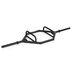 Titan Fitness Hex Trap Barbell 2-inch Olympic 800 LB Rated Knurled Grips – Deadlifts, Rows, Squat Jumps