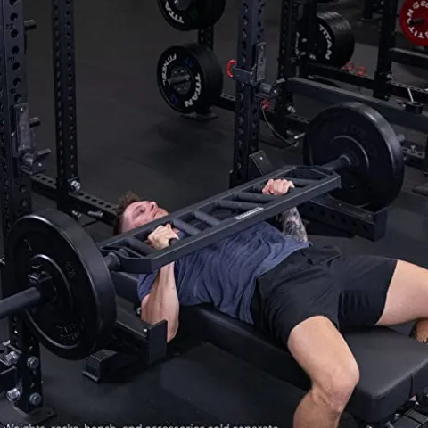 Titan Fitness Hybrid Angled Multi-Grip Olympic Barbell V3, Rated 1,900 LB