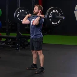 Titan Fitness 20KG 28.5MM TITAN Series Olympic Barbell Black Cerakote