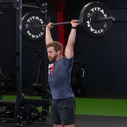 Titan Fitness 20KG 28.5MM TITAN Series Olympic Barbell Black Cerakote