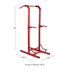 Titan Fitness Outdoor Power Tower Red