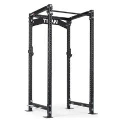 Titan Fitness Power Rack 100″ Black Bolt-Down 42″ Depth 2000 LB Cage