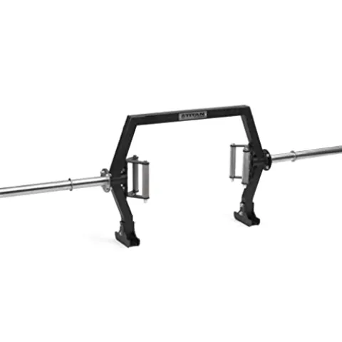 Titan Fitness Rackable Open Trap Bar 1,500 LB Rated Olympic Barbell
