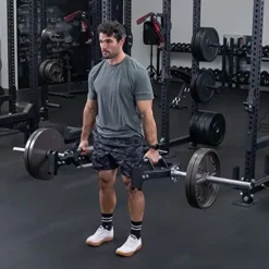 Titan Fitness Rackable Open Trap Bar 1,500 LB Rated Olympic Barbell