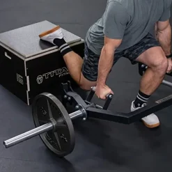 Titan Fitness Rackable Open Trap Bar 1,500 LB Rated Olympic Barbell