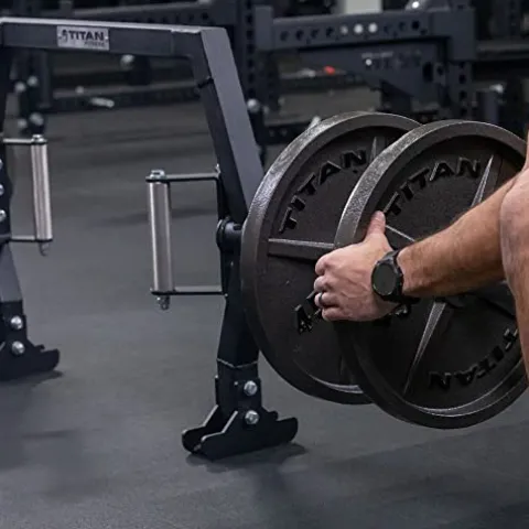 Titan Fitness Rackable Open Trap Bar 1,500 LB Rated Olympic Barbell