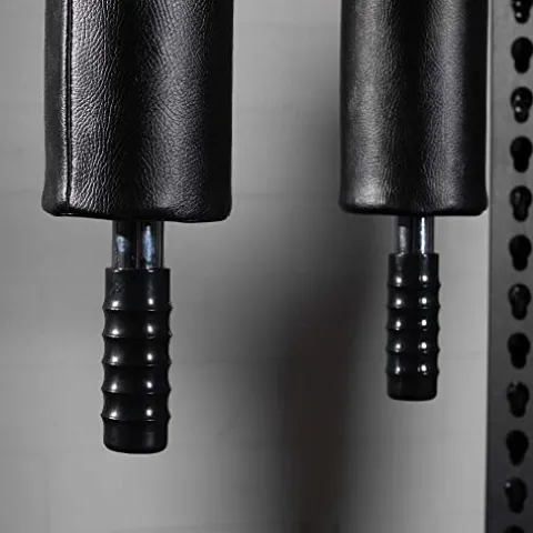 Titan Fitness Rackable Safety Squat Olympic Bar 1,500 LB Shoulder and Arm Pads Balanced Camber Design