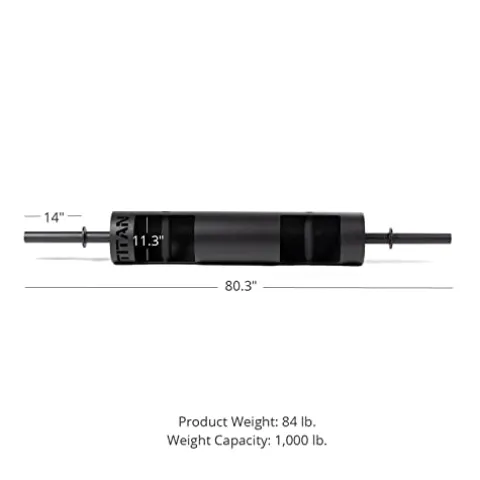 Titan Fitness Rackable Strongman Log Bar Powerlifting Log Press