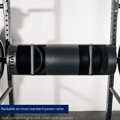 Titan Fitness Rackable Strongman Log Bar Powerlifting Log Press