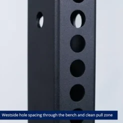 Titan Fitness T-3 Series Black Tall Power Rack 36in Depth Weight Plate Holders 1,100 LB Capacity