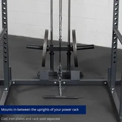Titan Fitness T-2 Series LAT Tower Power Rack Attachment 83-in. Height