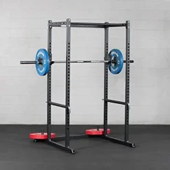Titan Fitness T-2 Series Power Rack with J-Hooks and Pull-Up Bar Black