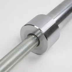 Titan Fitness Titan Series Olympic Deadlift Barbell Bright Zinc/Hard Chrome 20 KG 28.5MM USA Made 2,000 LB Rated