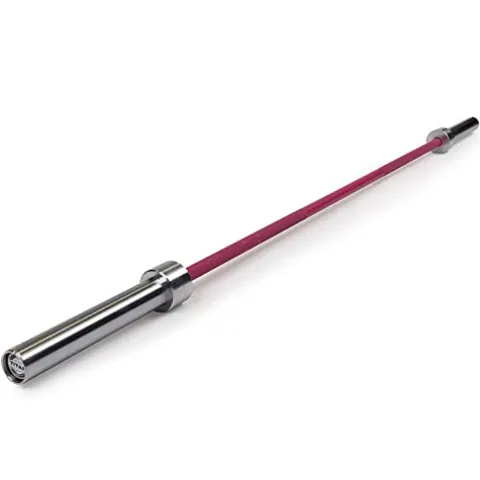 Titan Fitness Women’s Pink Cerakote 15 KG 25MM Titan Series Barbell – USA Made, 1,500 LB Capacity