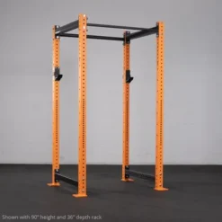 Titan Fitness X-3 Series 80″ Orange Bolt-Down Power Rack