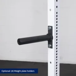 Titan Fitness X-3 Series 90″ White Bolt-Down Power Rack 1650 LB Cage